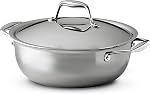 Tramontina Gourmet 18/10 Stainless Steel Induction-Ready Tri-Ply Clad 8-Piece Cookware Set