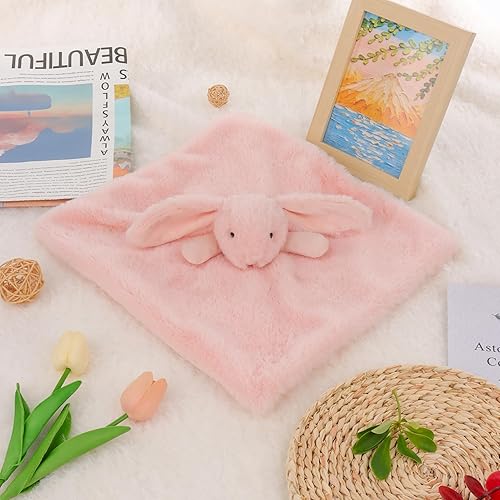 Vista 38 de Apricot Lamb Animales de peluche Conejo Crema Manta de Seguridad de Conejo Infantil Manta de Carácter Manta de lujo Snuggler Plush Baby Love(Conejo