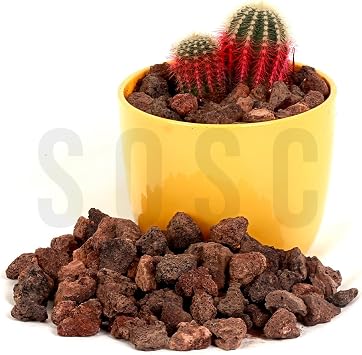 Red Pumice Stone 2-3 cm Volcanic Slag Pumice Lava Fracture 1 Lt