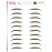 Brows by Bossy Studio & Co Temporary Eyebrow Tattoos Waterproof Eyebrow Stickers, False Tattoos Hair Like Peel Off Instant Transfer Brow natural taupe