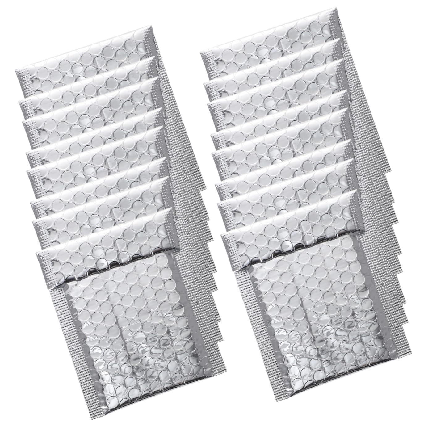 Sobres Acolchados Burbujas Autosellados Plata 100 Uds Pe
