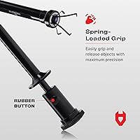 Vista 4 de NoCry Herramienta de recogida de garra magnética flexible con luz LED brillante - Herramienta de recogida magnética retráctil de 27.7 pulgadas