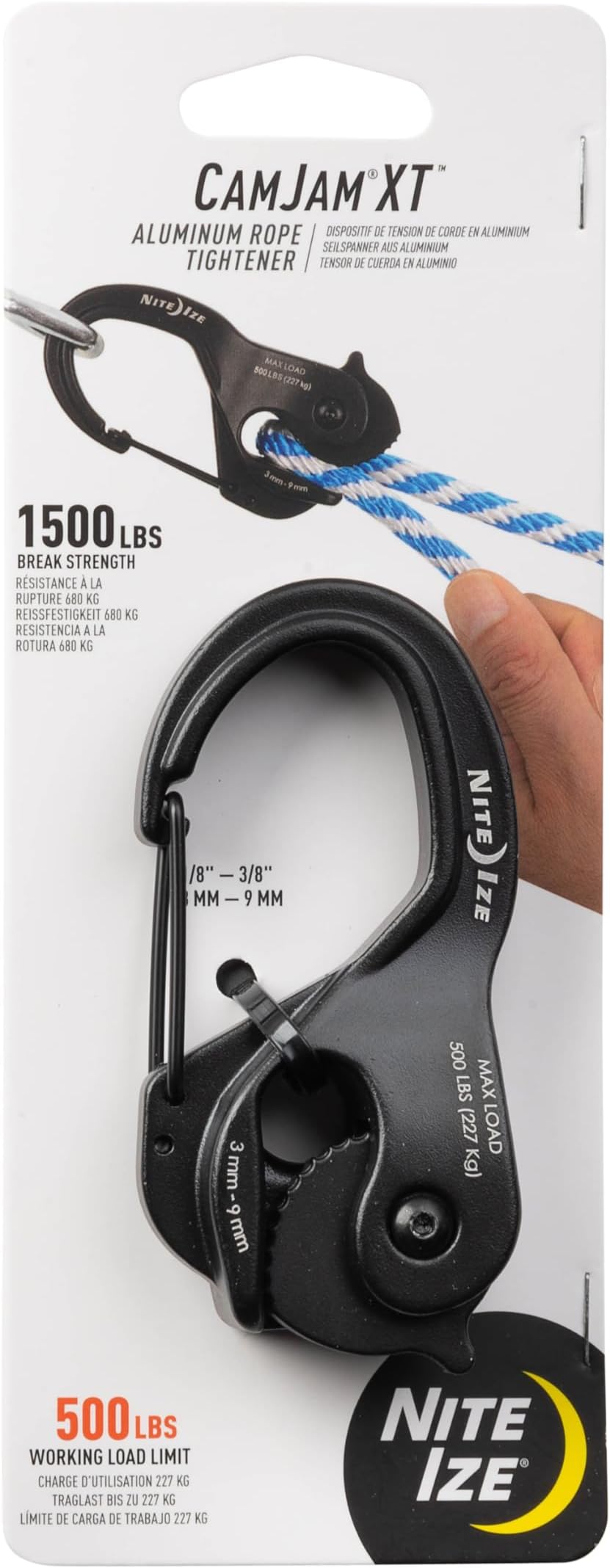 Nite Ize CamJam XT Aluminum Rope Tightener, Large