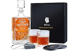 Kollea Whiskey Decanter Set: The Perfect Gift for Your Brother