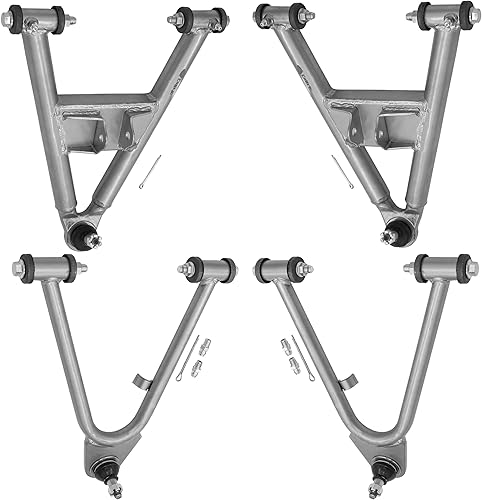 Miniatura 7 de Caltric Brazos A delanteros inferiores y superiores compatibles con Yamaha Raptor 350 YFM350R YFM 350R 2004-2010