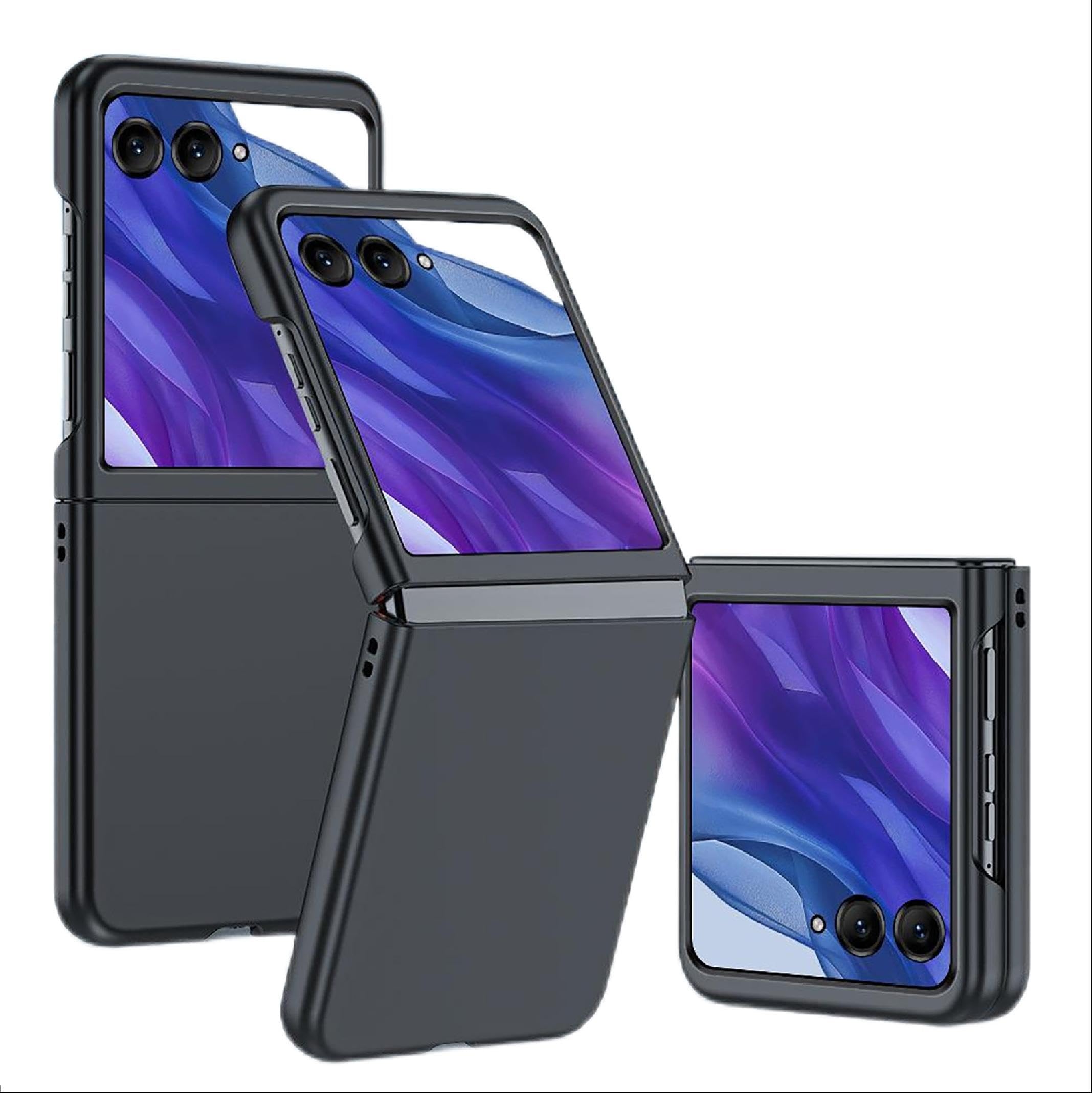 Lustree Back Case Slim Fit, Ultra Thin, Lightweight, Hard PC, Shockproof Hard Case Protective Case for Motorola Razr 50 Ultra - Black (B0D9TG2Q7B) Amazon Price History, Amazon Price Tracker