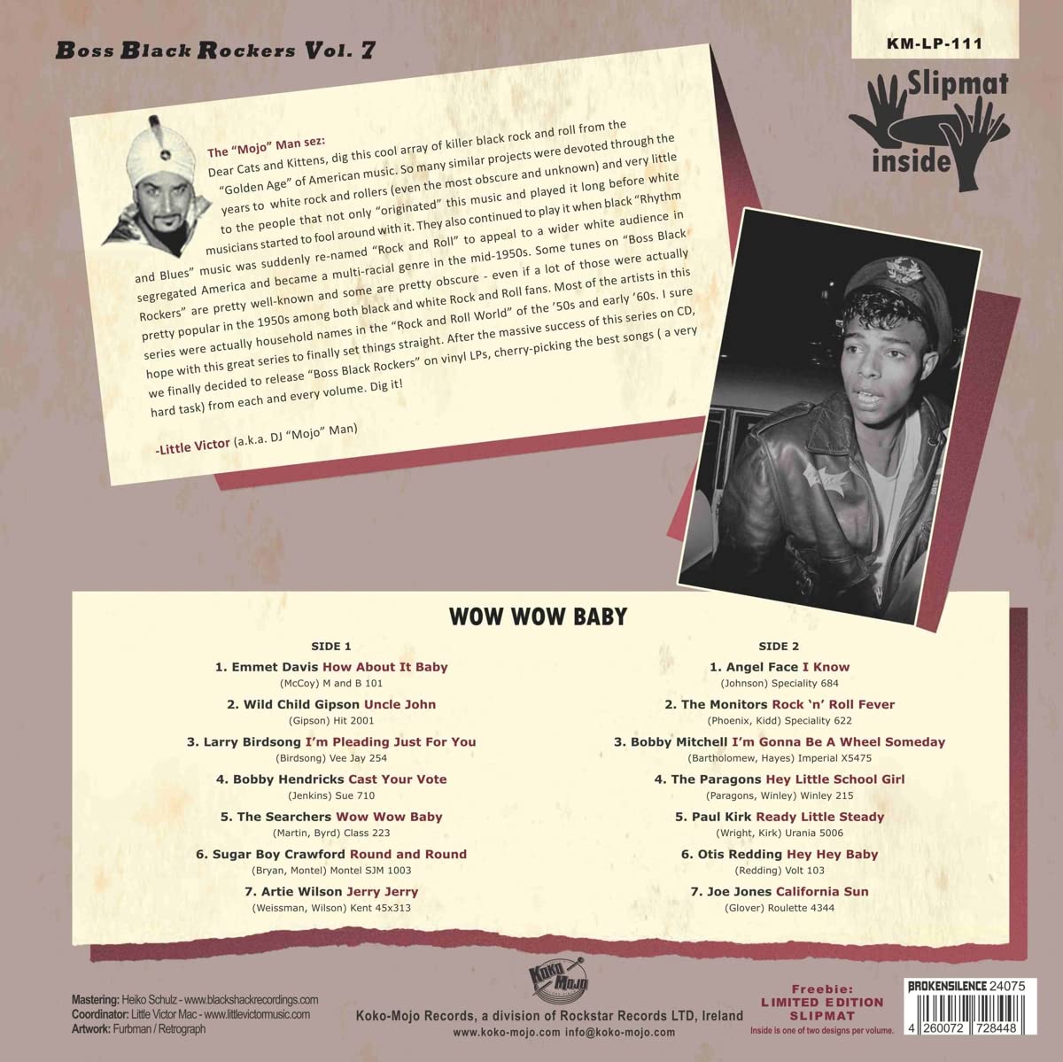 boss black rockers vol.7 - wow wow baby (lim.ed.)