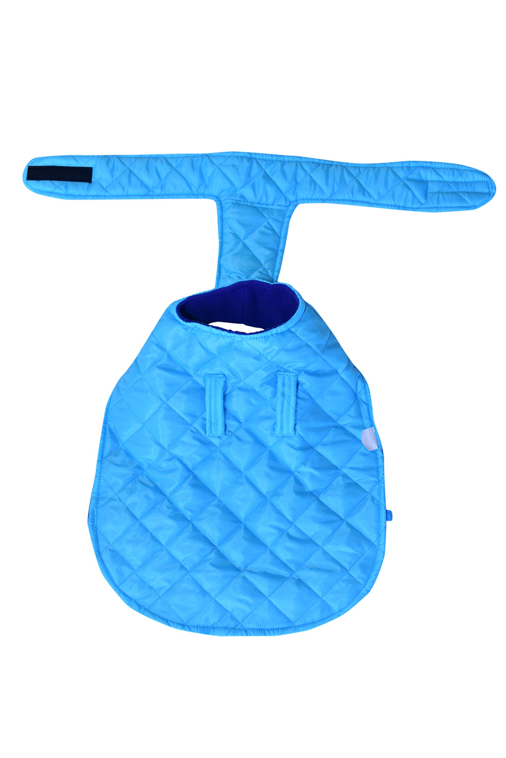 Best Dogista Winter Dog Coat Jacket with Heavy Fur Ultra Warm Wind & Water Proof in Quilted Stich Line Cloth Blue 26 inch Large (B08RKSH1TK) Amazon Price History, Amazon Price Tracker