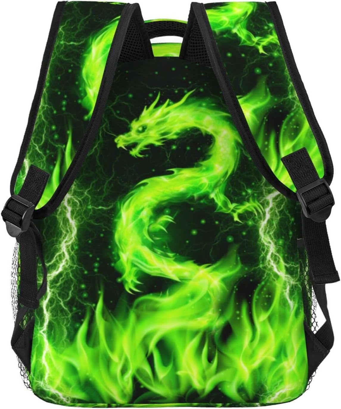 Giwawa Green Dragon Backpack for Boys Girls Kids Animal Backpacks Cool Lighting Bookbags for 2nd 3rd 4th 5th 6th Grade Back to School Gifts - Image 5