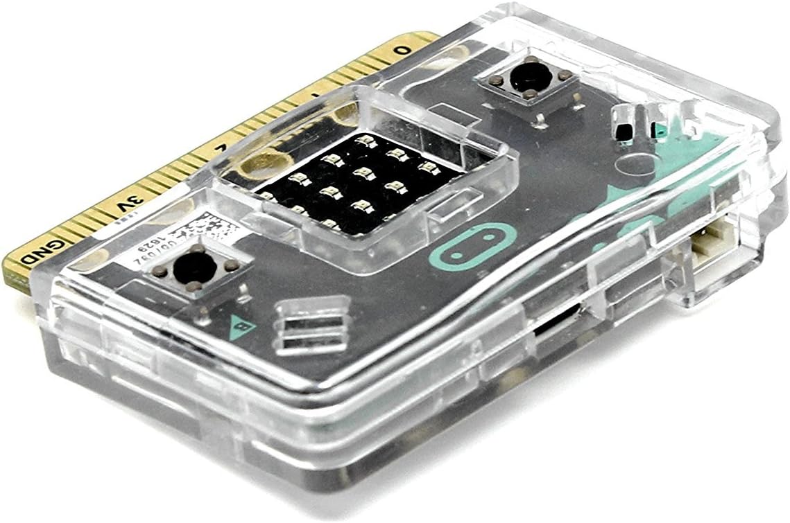 SB Case for BBC Micro:Bit V2 Access to All Ports Mounted in 30 Seconds Open (Transparent)