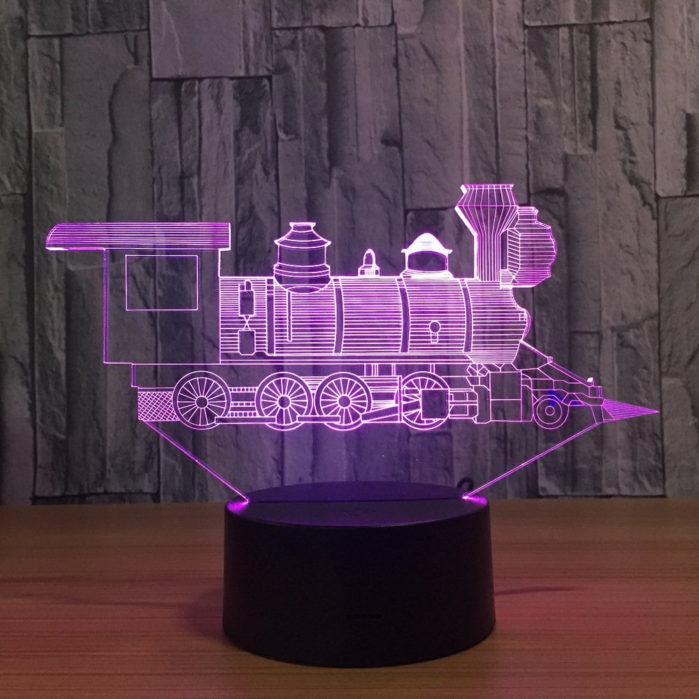 Illusion 3D Tracteur LED Lampe Art Déco Lampe Lumières LED Décoration