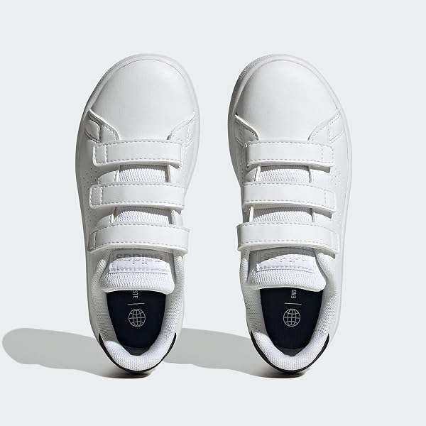 adidas ユニセックス子供 アドバンコート 男の子 女の子 17~21.5cm キッズスニーカースニーカー キッズ - 3