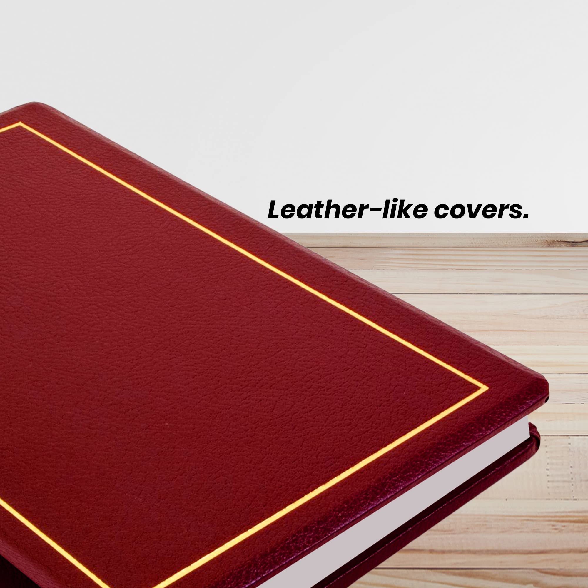 Officewerks Corporate Minute Book Raccoglitore con Copertine e Spine Oro 20 x 25 cm Formato Lettera, Marrone