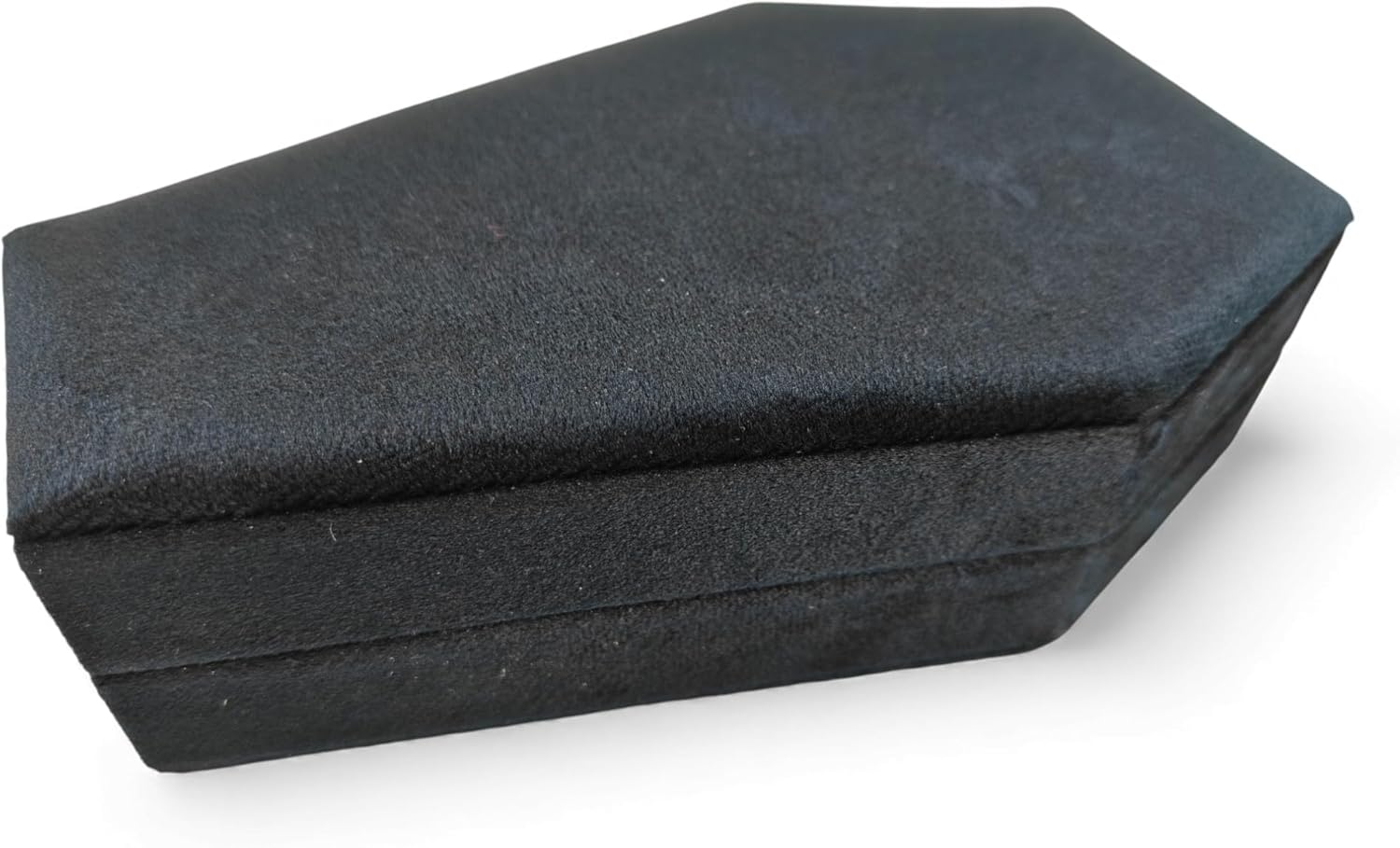 Ro Rox Velvet Coffin Jewellery Box Necklace Earring Rings Gothic Display Box, Black