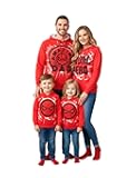 Mickey and Friends Family Matching Christmas Hooded Sweatshirt Casual Mickey Snow Pattern Long Sleeve Pullover Hoodies