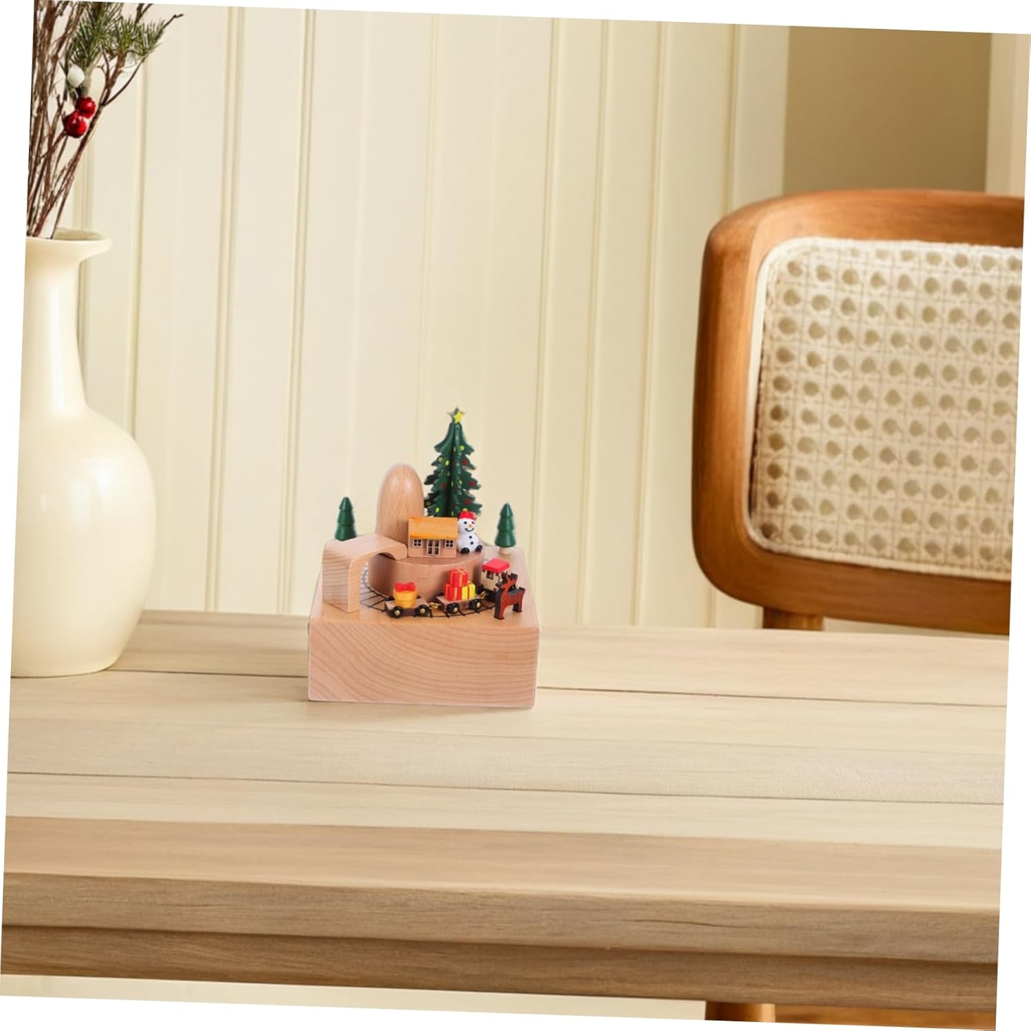 Totority Rotating Horse Music Box Handmade Musical Home Decor Plays Pleasant Melodies Unique for Boys and Girls and Adults for Birthdays and Christmas