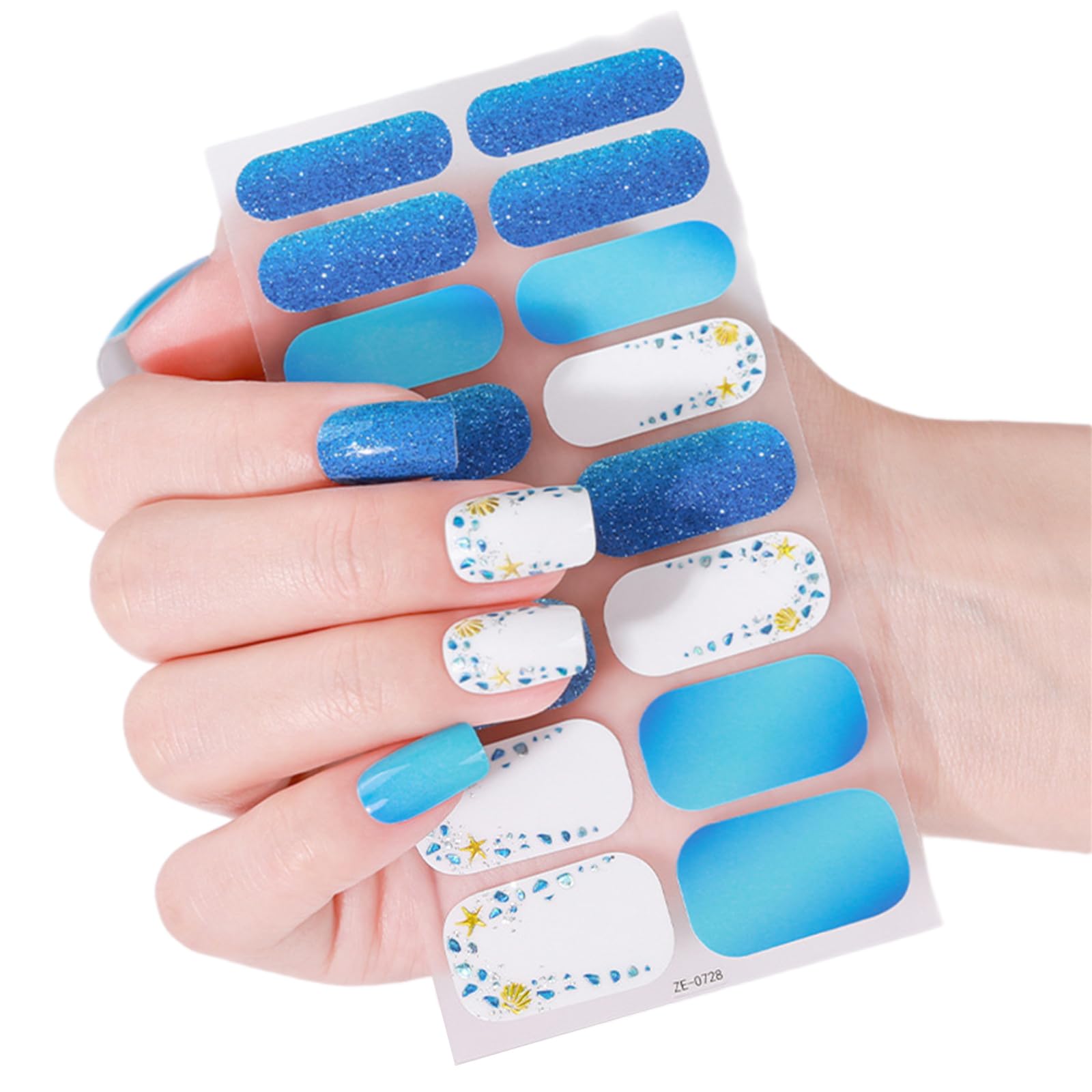 Full Wraps Nails Polish Strips Valentine ' s Day Nails Sticker Adhesive Art Decals Valentine Decorations Art Stickers