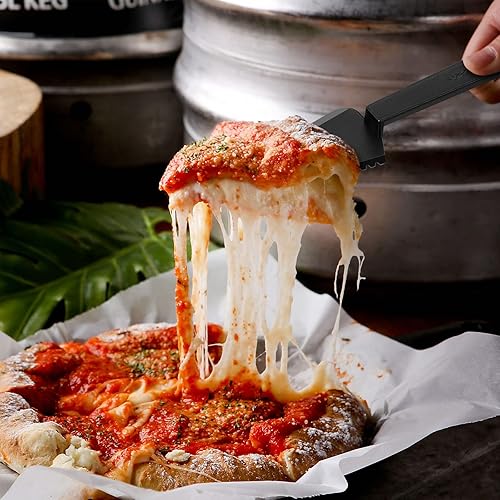 Miniatura 6 de Suclain Cortador de pasteles desechable de 9.1 pulgadas, servidor de plástico para tartas, espátula, cuchillos, tarta, pizza, pastelería, utensilios