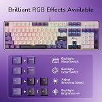 RK ROYAL KLUDGE RK920 Wired Mechanical Keyboard, Full Size 104-Key RGB Gaming Keyboard with Number Pad, Hot Swappable Silent Linear Switches, PBT Keycaps, Anti-Ghosting PC Gaming Keyboard for Win/Mac