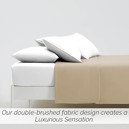 Miniatura 3 de Southshore Fine Living - Sábana encimera tamaño King de gran tamaño, microfibra ultra suave, doble cepillado, no se decolora, no hace bolitas,