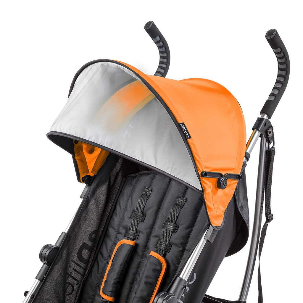 Summer Infant 3Dlite Convenience Stroller, Tangerine