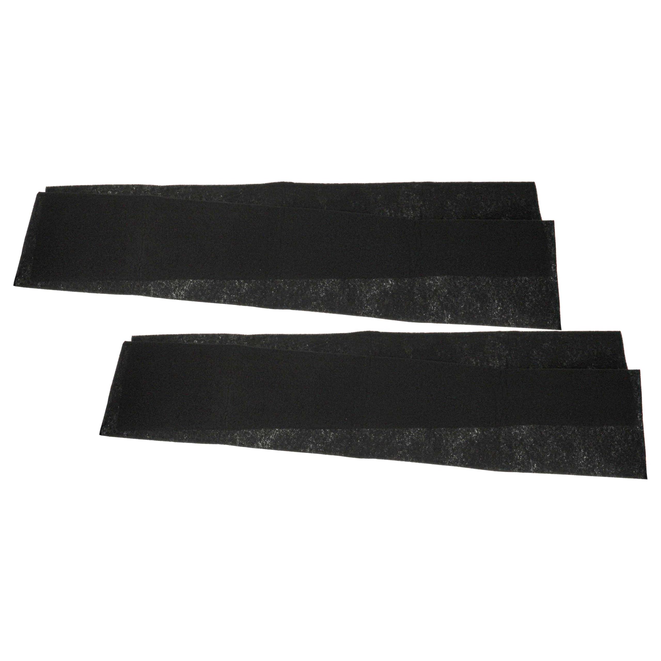 vhbw 4x Activated Carbon Filter compatible with Honeywell DA-5018E Air Purifier - Air Filter Black