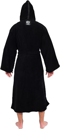 Miniatura 2 de Star Wars Darth Vader Albornoz con capucha para hombres y mujeres bata de spa de felpa suave para adultos bata de ducha de forro polar ligero con