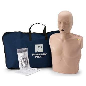 MCR Medical CPR Manikin/AED Training Kit, 1 Adult/1 Infant, Medium Tone