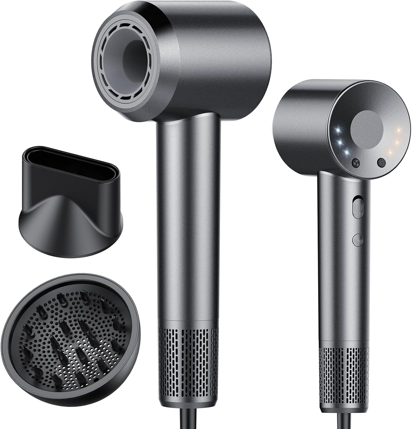 Hair Dryer, 150000 RPM Professional High Speed Ionic Blow Dryer 400 Million Negative Ions