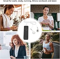 Vista 4 de Reproductor de MP3, mini reproductor de MP3, reproductor de sonido portátil sin pérdidas, reproductor de medios digitales compatible con expansión