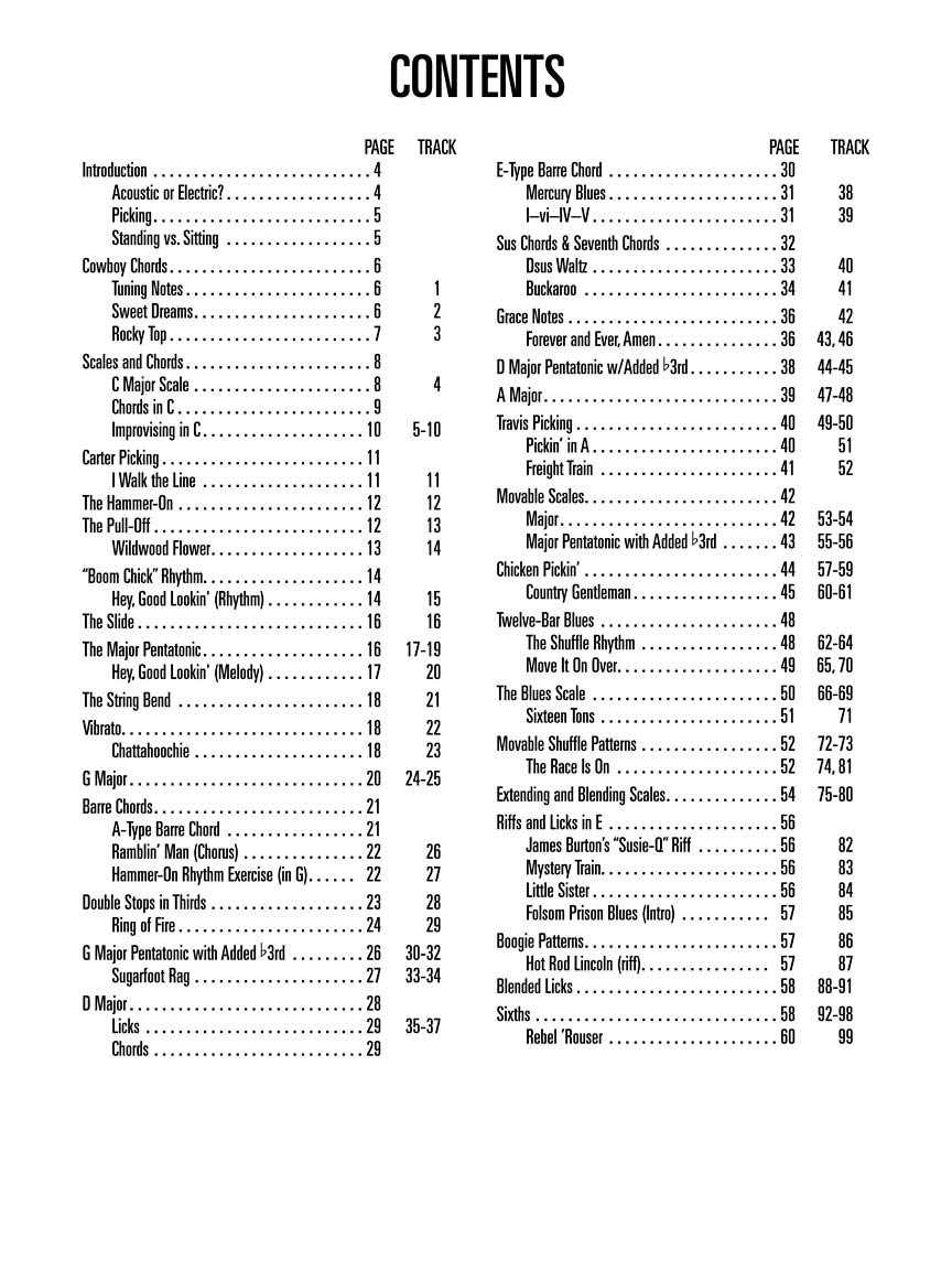 Hal Leonard Country Guitar Method. Comprend Enregistrement(s) en ligne