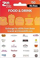 Vista 3 de Zift Zillions of Gifts Physical Gift Card (Multi-Brand) Dining, Food & Drink