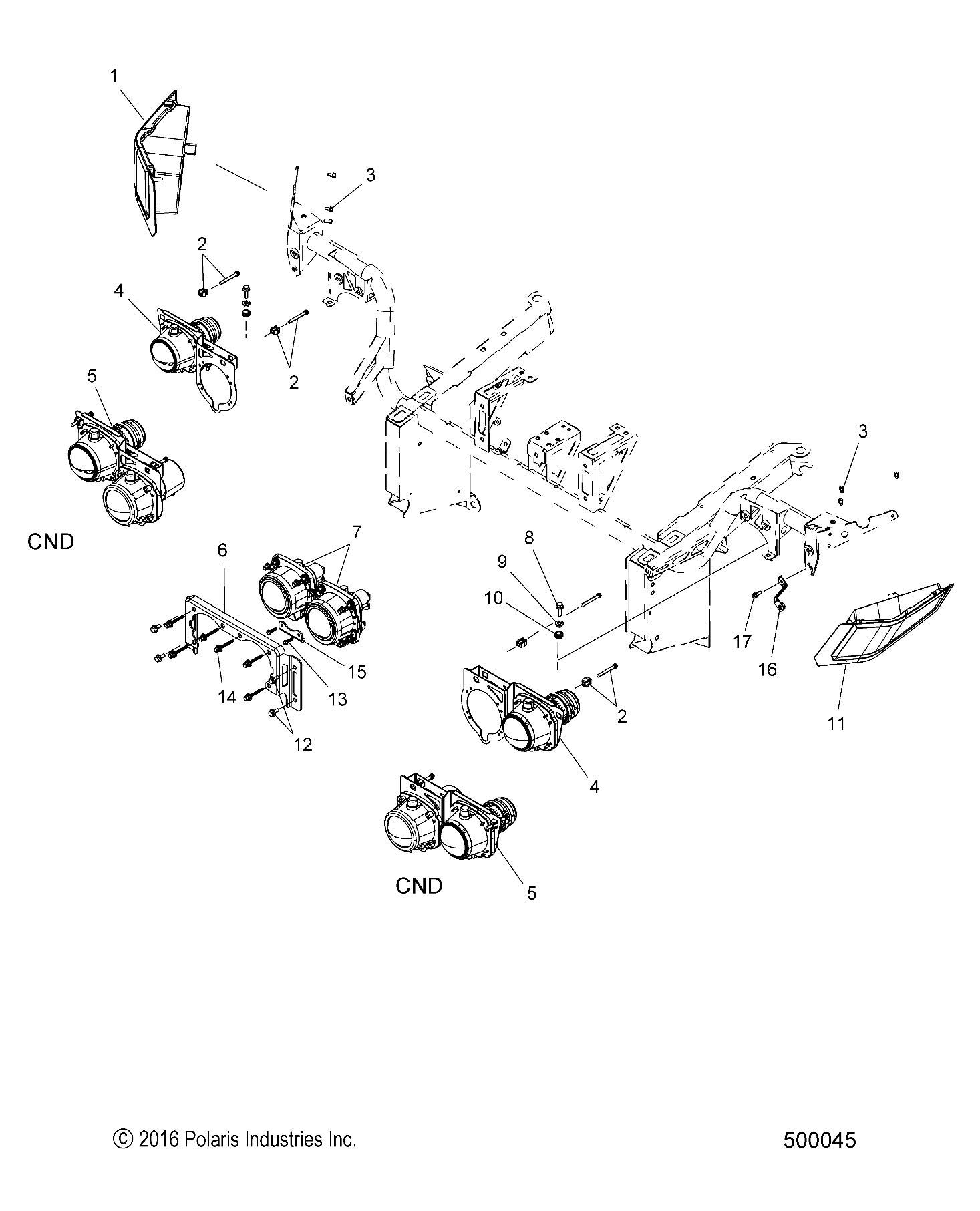 Polaris Slingshot 4015942 Genuine OEM Part Vehicle Light Bulb