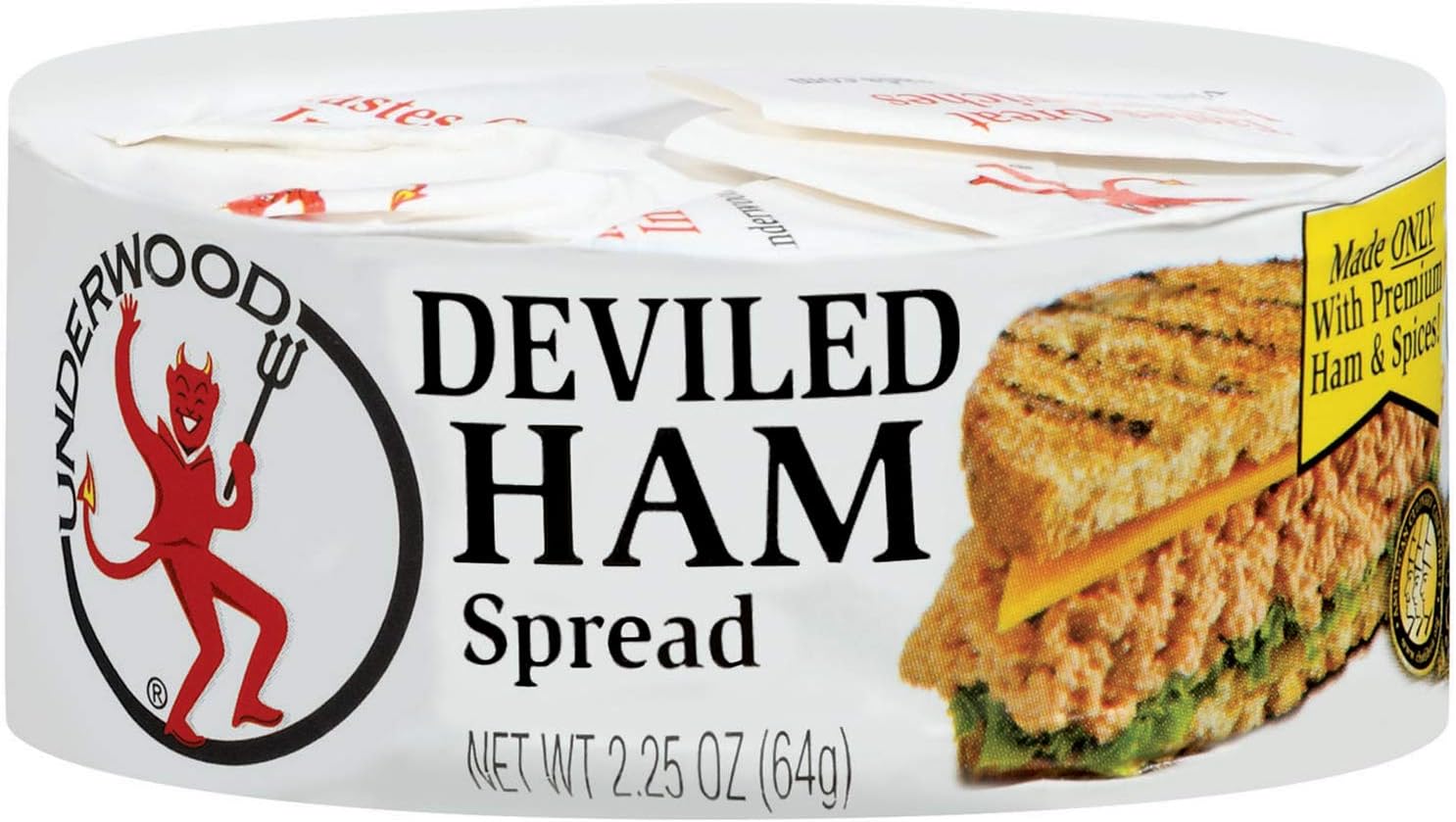 Underwood Deviled Ham Spread, 2.25 Ounce (Pack of 48)