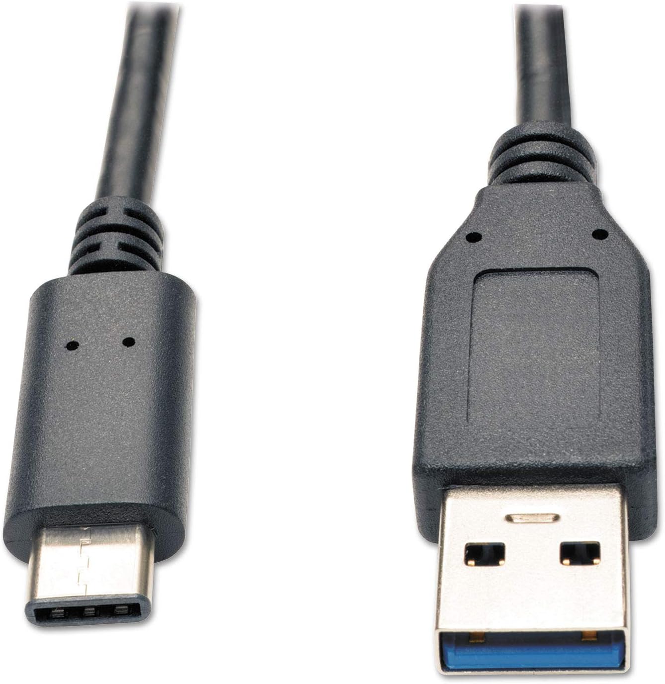 Tripp Lite 3 ft. USB 3.1 Gen 2 USB-C to USB-A Cable (M/M), 10 Gbps, USB Type-C to Type-A (U428-003-G2), Black