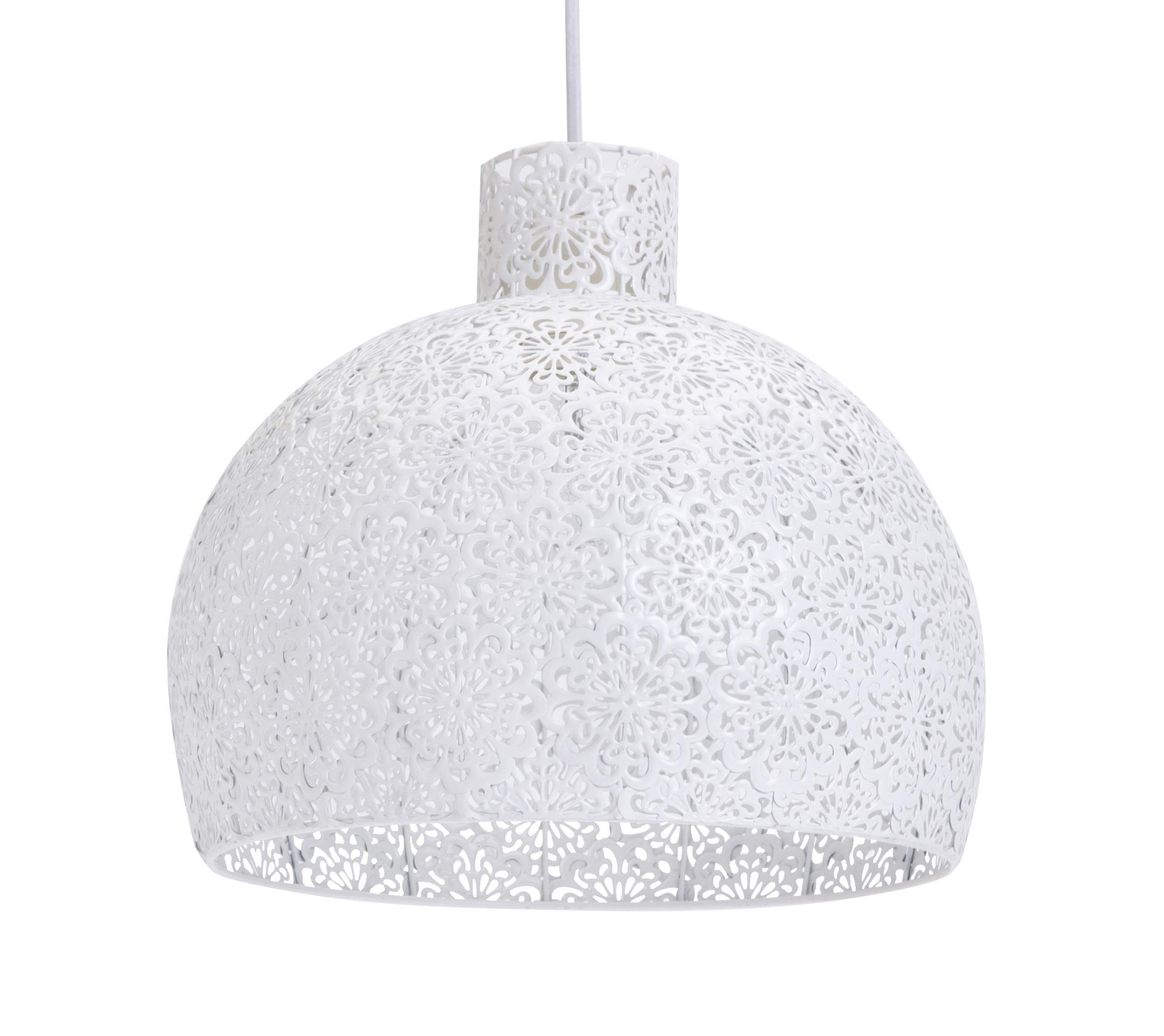 Suspension Design Moderne – Abat-jour En Métal Et Acrylique, 40 Cm De Diamètre, Lumière Blanche 4000K – Pour Salle à Manger Ou Salon
