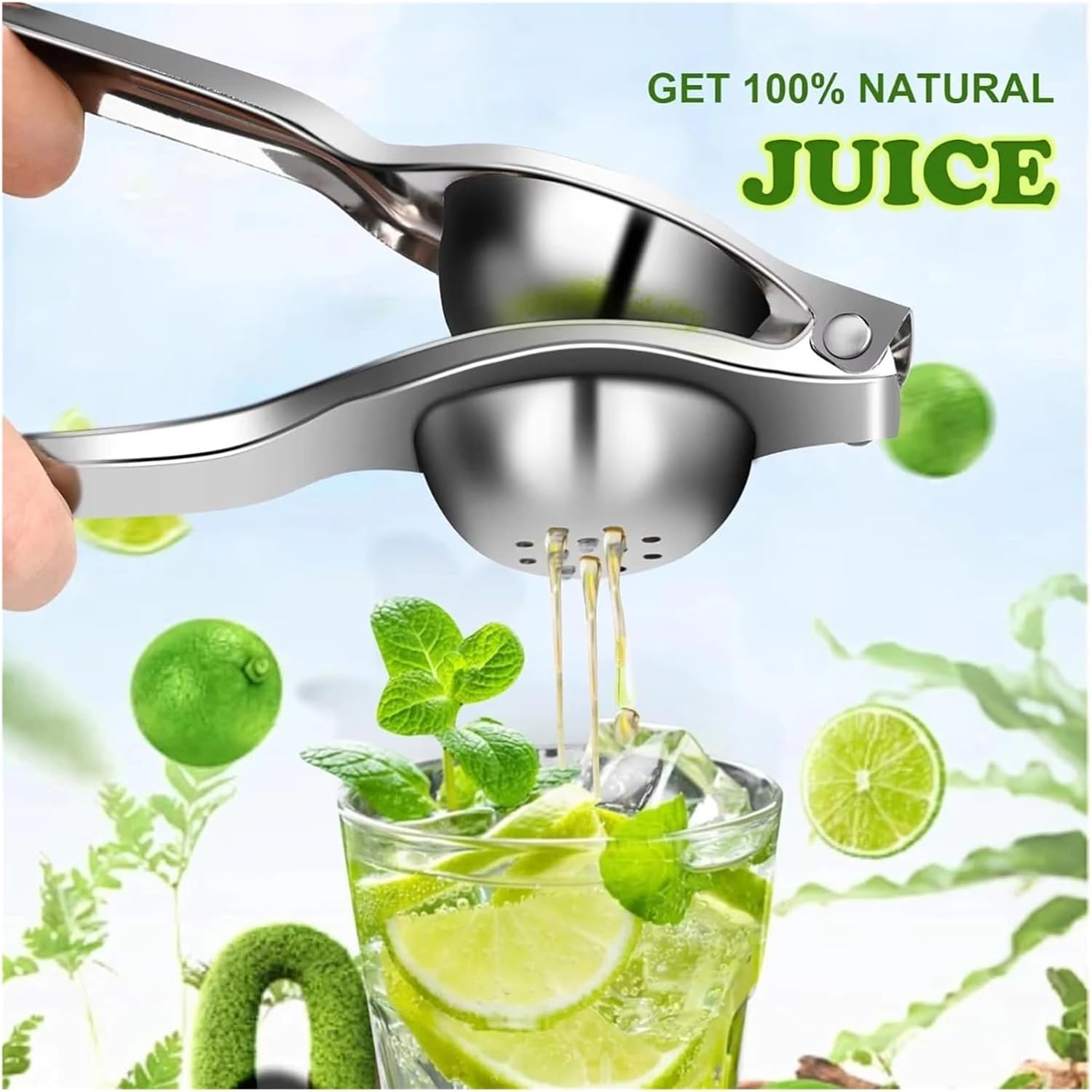 Manual Juicer Hand Press Stainless Steel Lemon Squeezer Manual Clip Processor Household Orange Citrus Juicers Fruit Pressing Kitchen Accessories