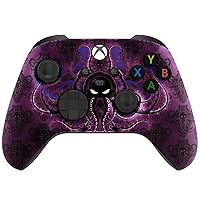 Vista 6 de Custom Controller for Xbox Series X/S - One - PC - Custom Gaming Controller -Soft Shell for Comfort Grip X (Galaxy)