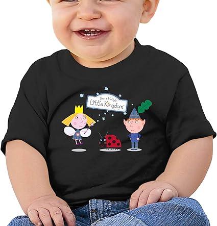 Amazon.com: Ben-and-Hollys Baby Boy/Girl Round Neck Short Sleeve T