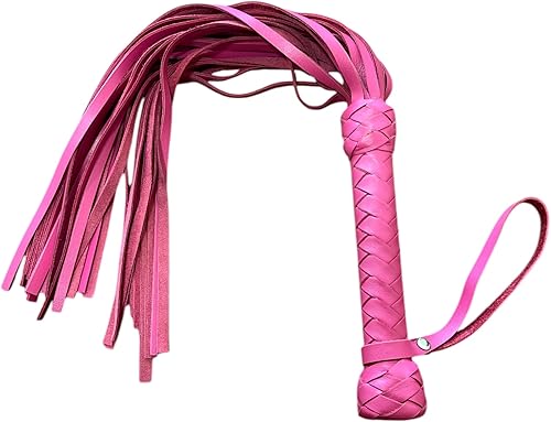 Miniatura 35 de Látigo de caballo suave hecho a mano, herramientas de cuero genuino de 19.7 y 27.6 pulgadas, esencial para entrenamiento y equitación ecuestre