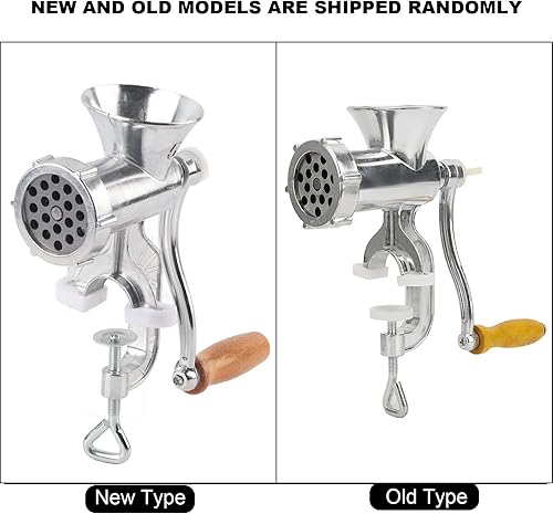 Miniatura 9 de Picadora de carne, multifunción de aleación de aluminio manual molinillo de carne especia pimienta máquina de molienda herramientas de cocina