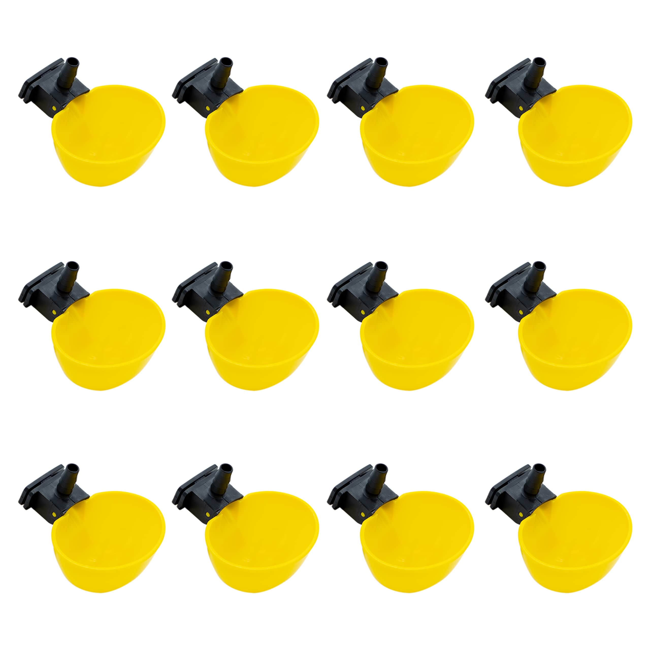 Pack Large 8x14 mm - Automatic Bird Drinkers - Pack of Drinkers in Very Resistant Plastic (12)