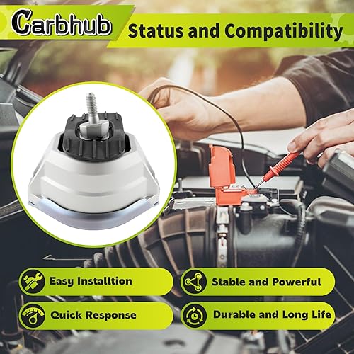 Miniatura 3 de Carbhub 22116761090 Soportes de motor izquierdo derecho para BMW E60 525i 528i 530i 535i Reemplazar para 22116761089 22116761090 BMW Motores Soportes