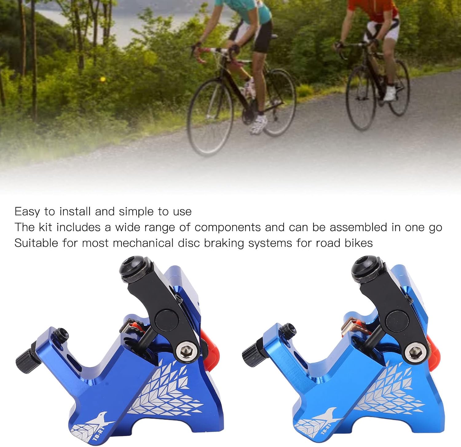 Disc Brake Set Professional Aluminium Alloy Sensitive CNC Machined Bike Disc Brake Rotor Set for Mountain Road Bike