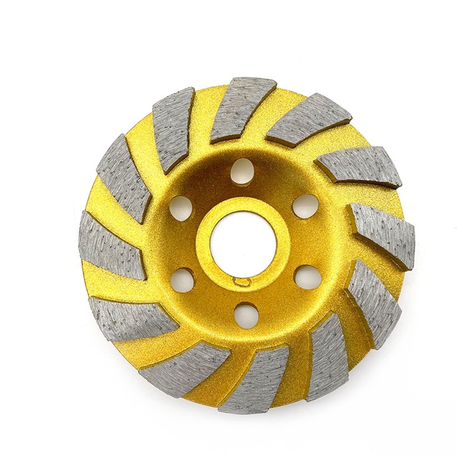 Soywim Gold Seam Setter, 100Mm Diamond Grinding Wheel Cup Disc Bowl Shape For Marble Grnaite Concrete Stone Abrasive Tools(Gold)