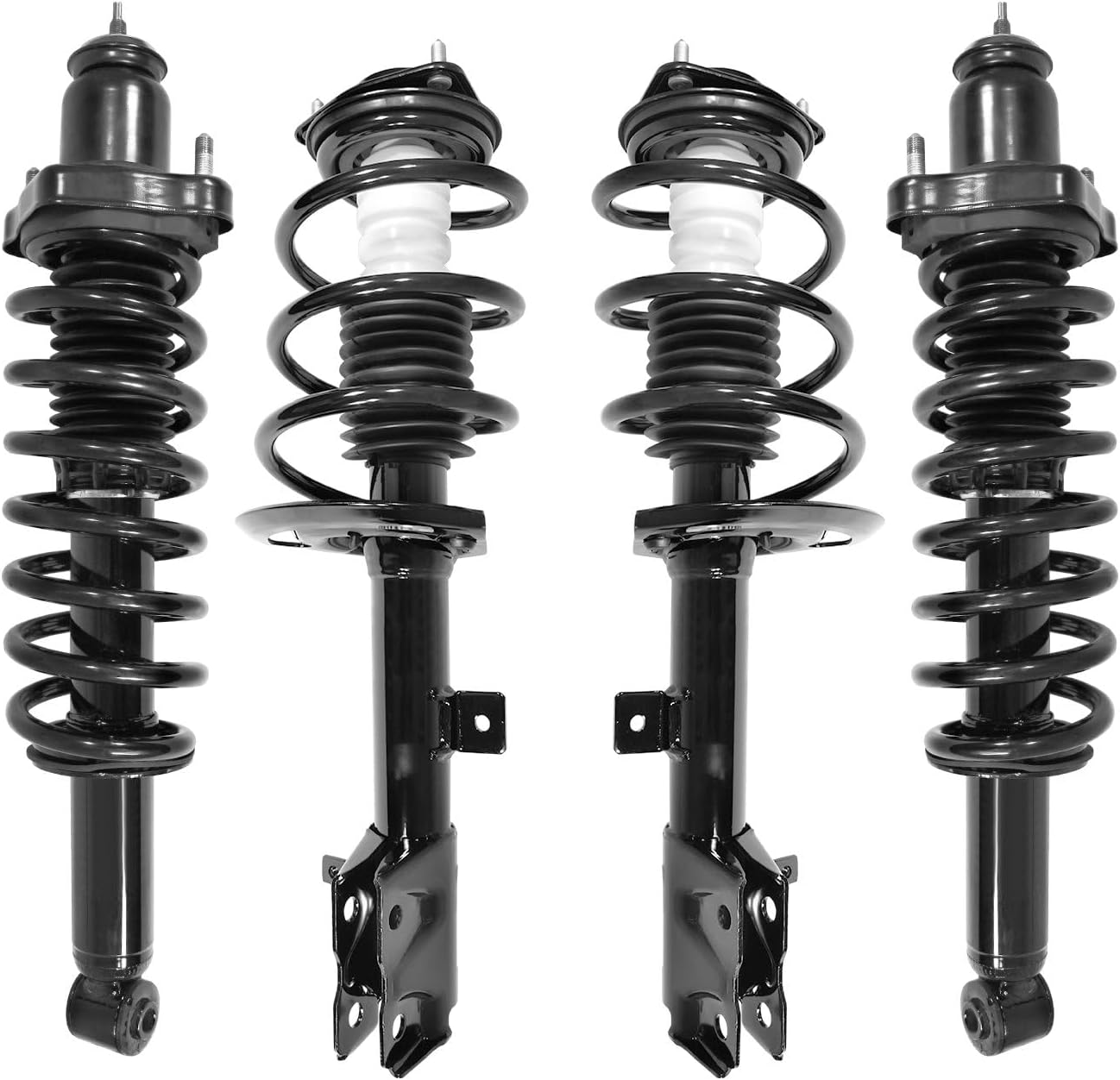 COMPLETESTRUTS - Front & Rear Complete Strut Assemblies with Coil Springs Replacement for 2007-2012 Dodge Caliber - Set of 4