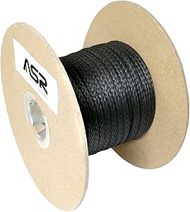Corde De Survie ASR Outdoor Technora - Résistance 1200 Lb, Longueurs 25' à 1000', Fabrication US