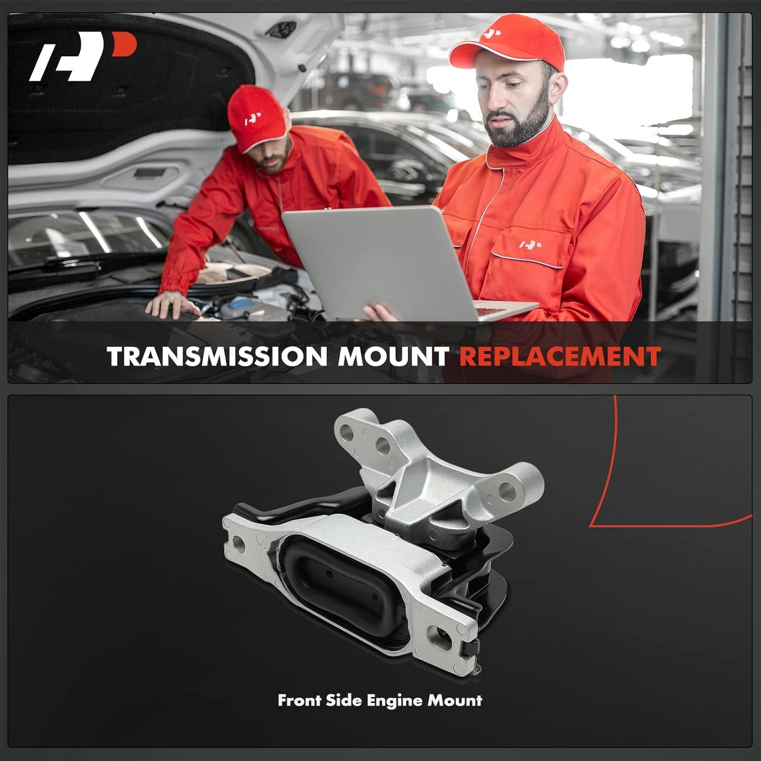 A-Premium Front Engine Motor Mount Compatible with Chevrolet Equinox 2010-2017, Captiva Sport 2012-2015 & GMC Terrain 2010-2017 & Saturn Vue 2008-2010, 3.0L 3.6L