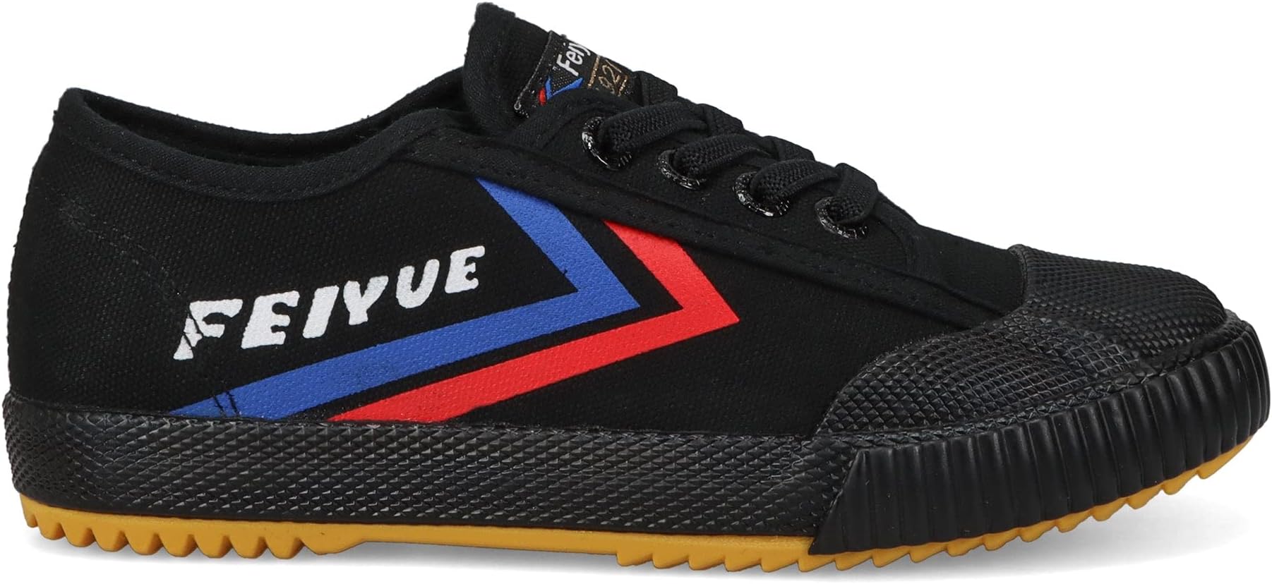 Fe Lo 1920 Kids No-Tie Elastic Lace Shoes, Unisex Low Top Childrens Sneakers for Martial Arts, Parkour, and Great for Every Day Casual Wear