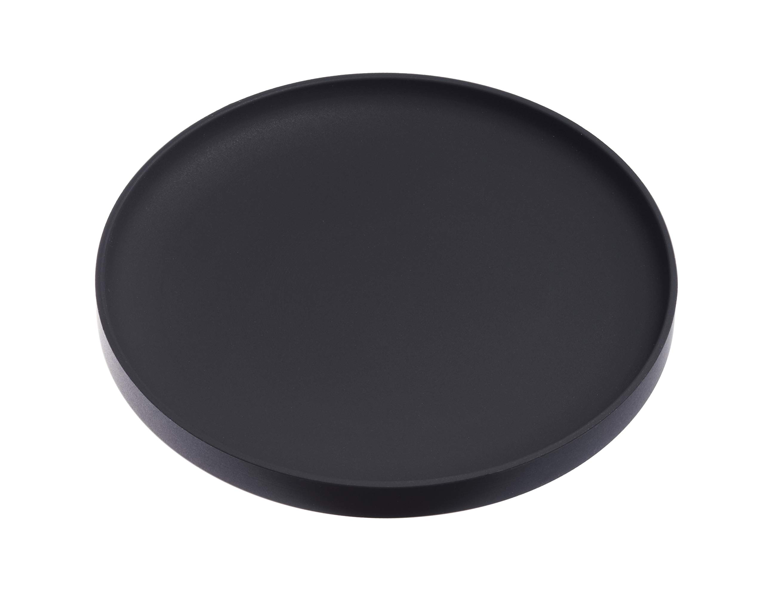 YAMAZAKITOWER SILICONE COASTER ROUND BK